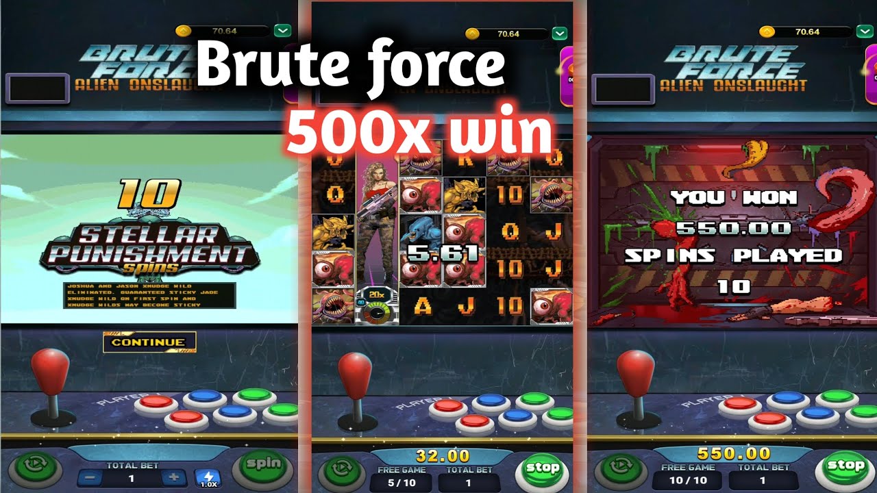 Brute force💸 today yono game💯💯s play 500x win 🤯 