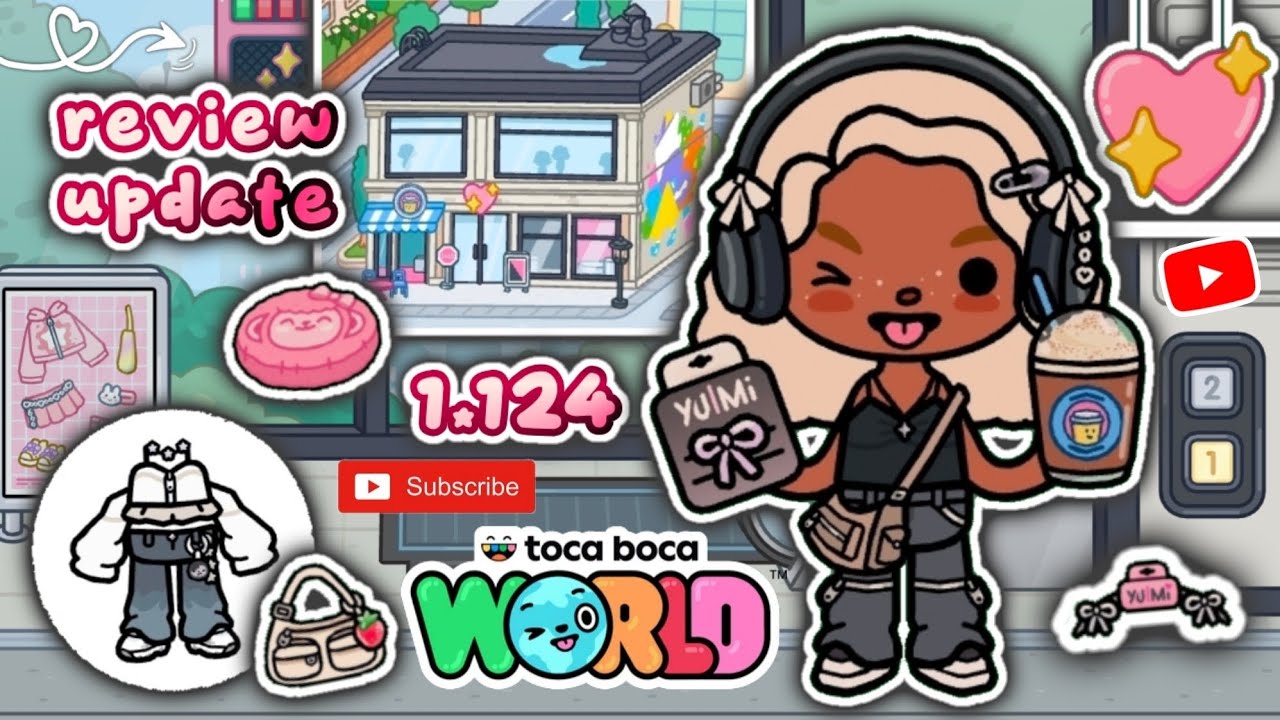 ПОЛНЫЙ ОБЗОР НОВОЙ ОБНОВЫ В Toca Boca World!😍/ 1.124❗️/ review✨️ - toca twix🍫