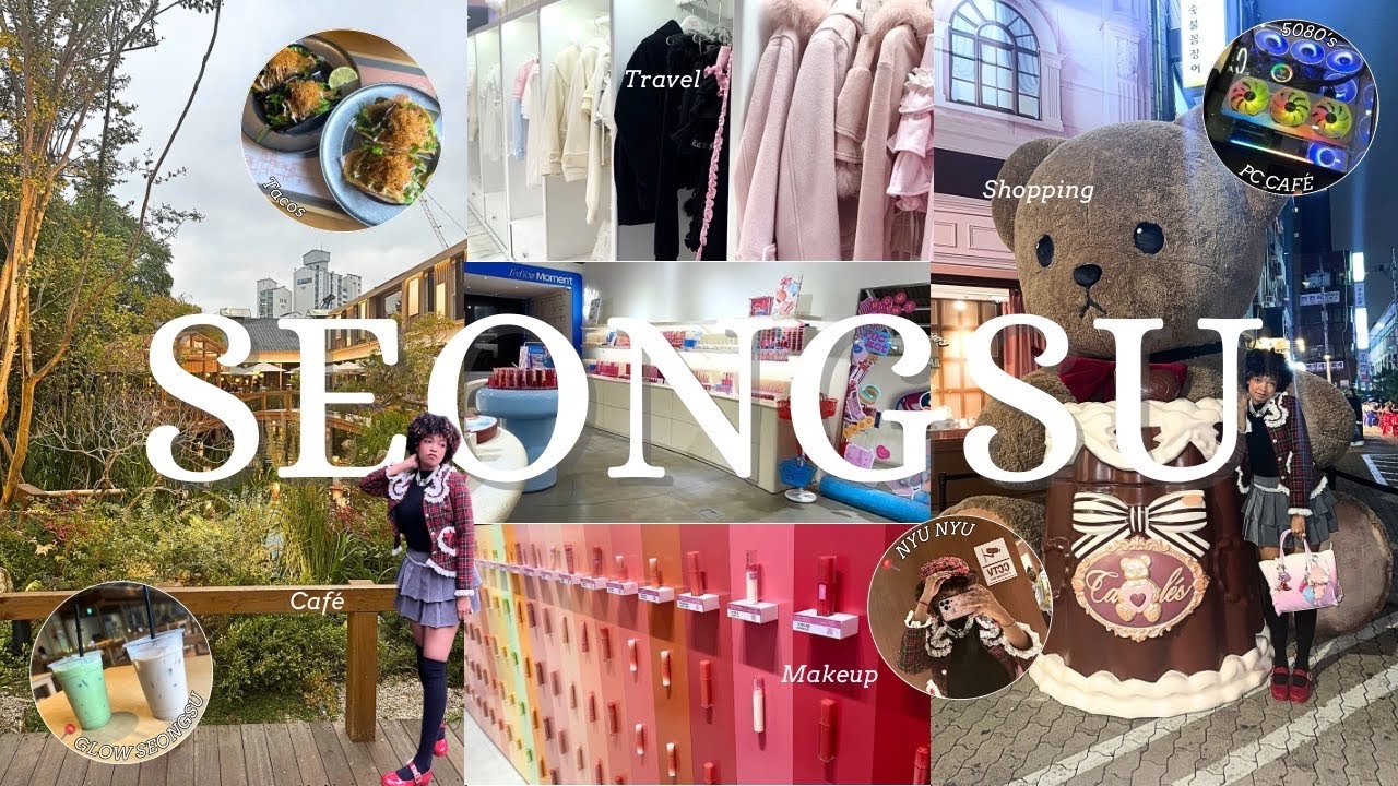 𐙚FIRST TIME IN KOREA | traveling to Seoul, exploring seongsu, cafés, shopping, gaming
