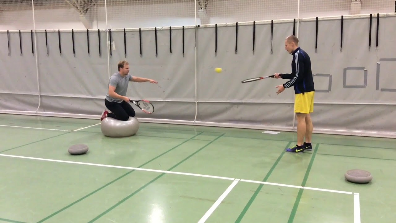 Uuden opetussuunnitelman mukaisia harjoitteita: tennis
