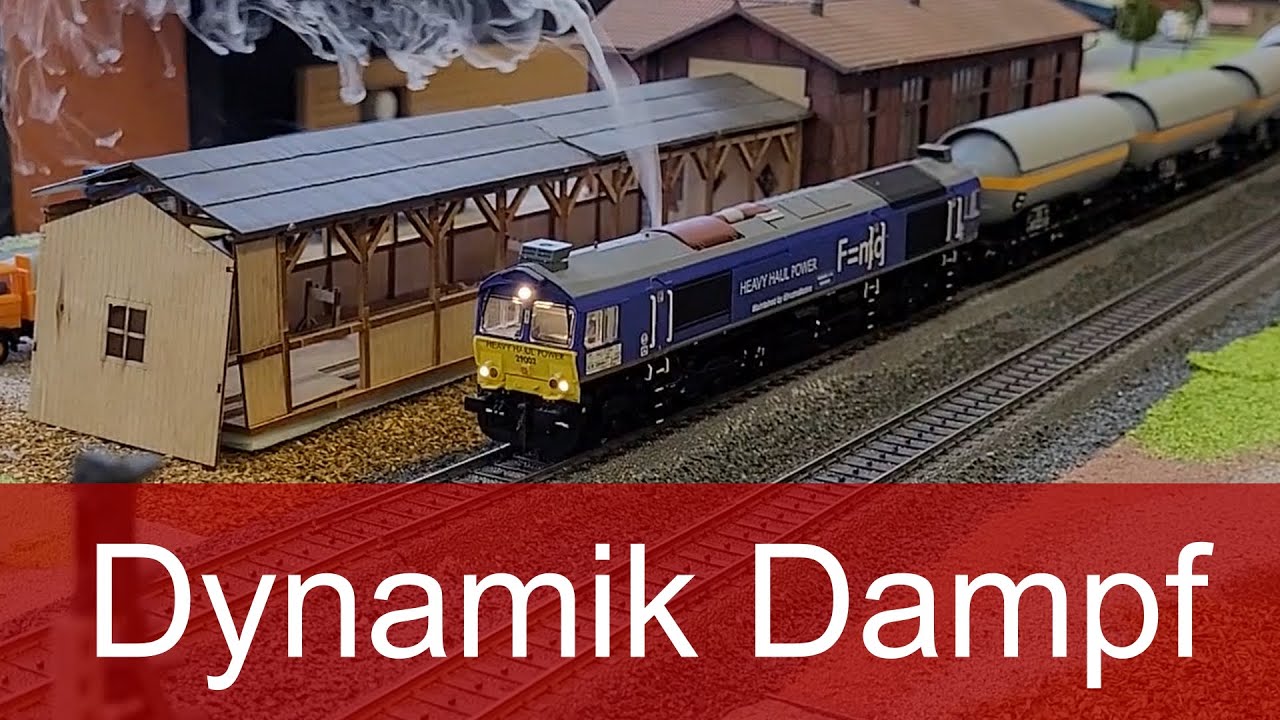 Märklin und ESU Loks mit dynamischem Dampf Austoß