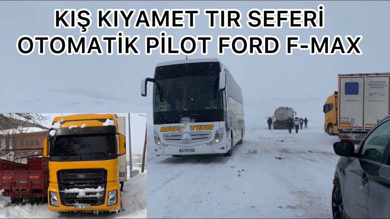 OTOMATİK PİLOT F-MAX - KARDA KALAN TIRI ÇIKARTMA KURALLARI - DELİ F-MAX YOLDA FITTIRDI