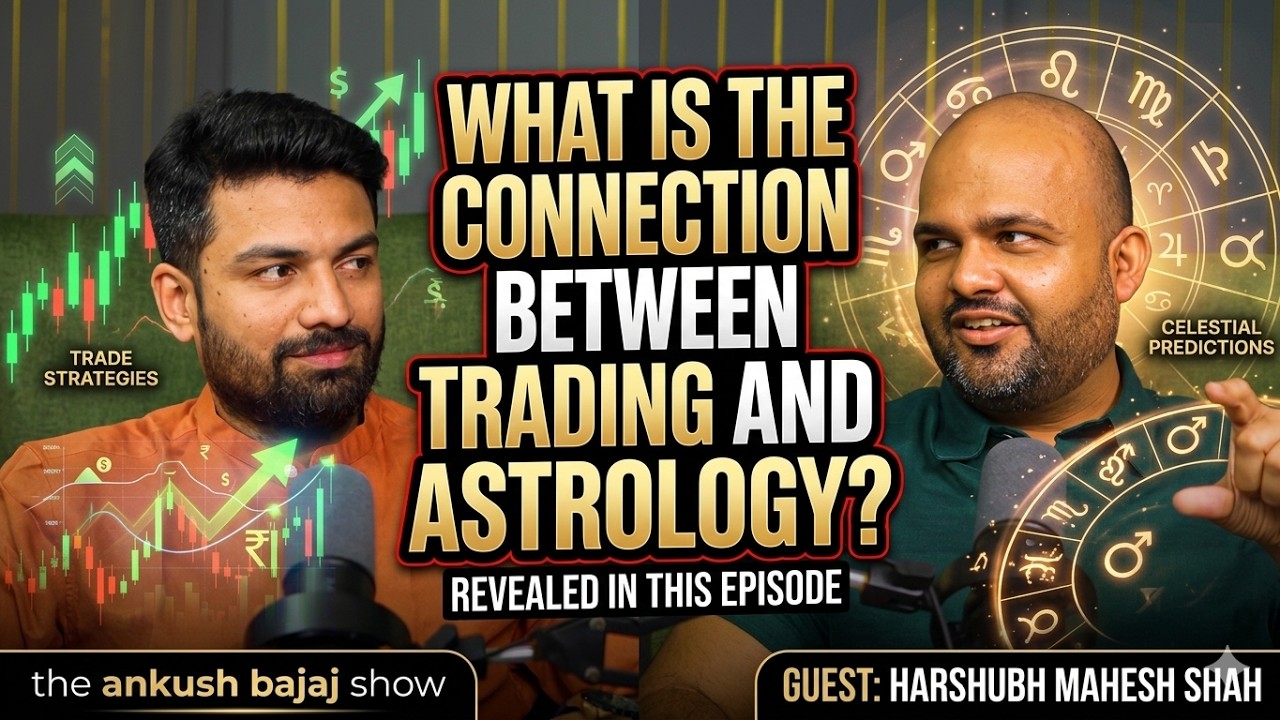 Stock Market + Astrology? @Astroisking Reveals Financial Astrology Secrets | Ankush Bajaj Show |