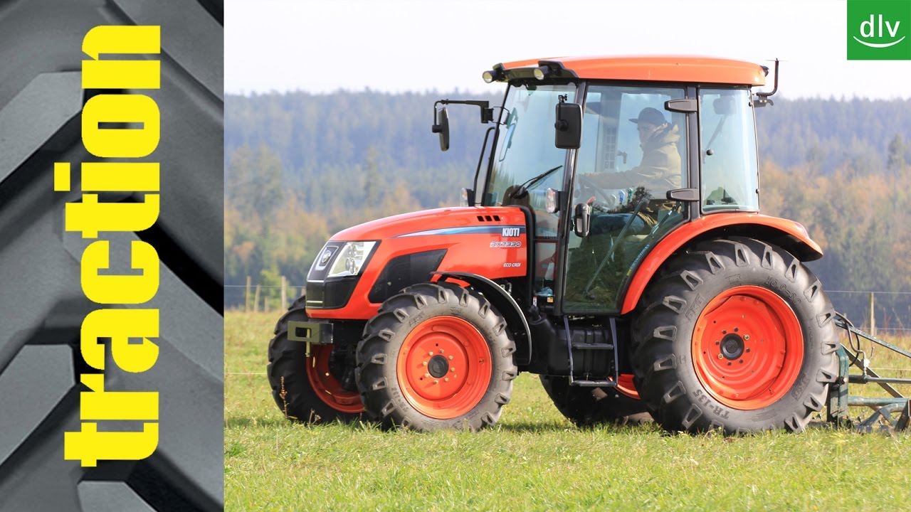Kioti RX7330 im traction-Erstkontakt