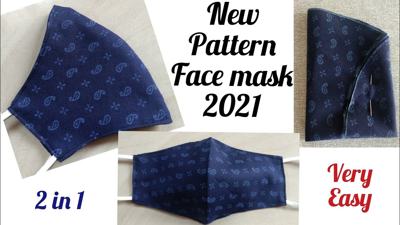 Easy Face Mask Cutting And Stitching // Mask sewing tutorial- How to make face mask at home-DIY mask