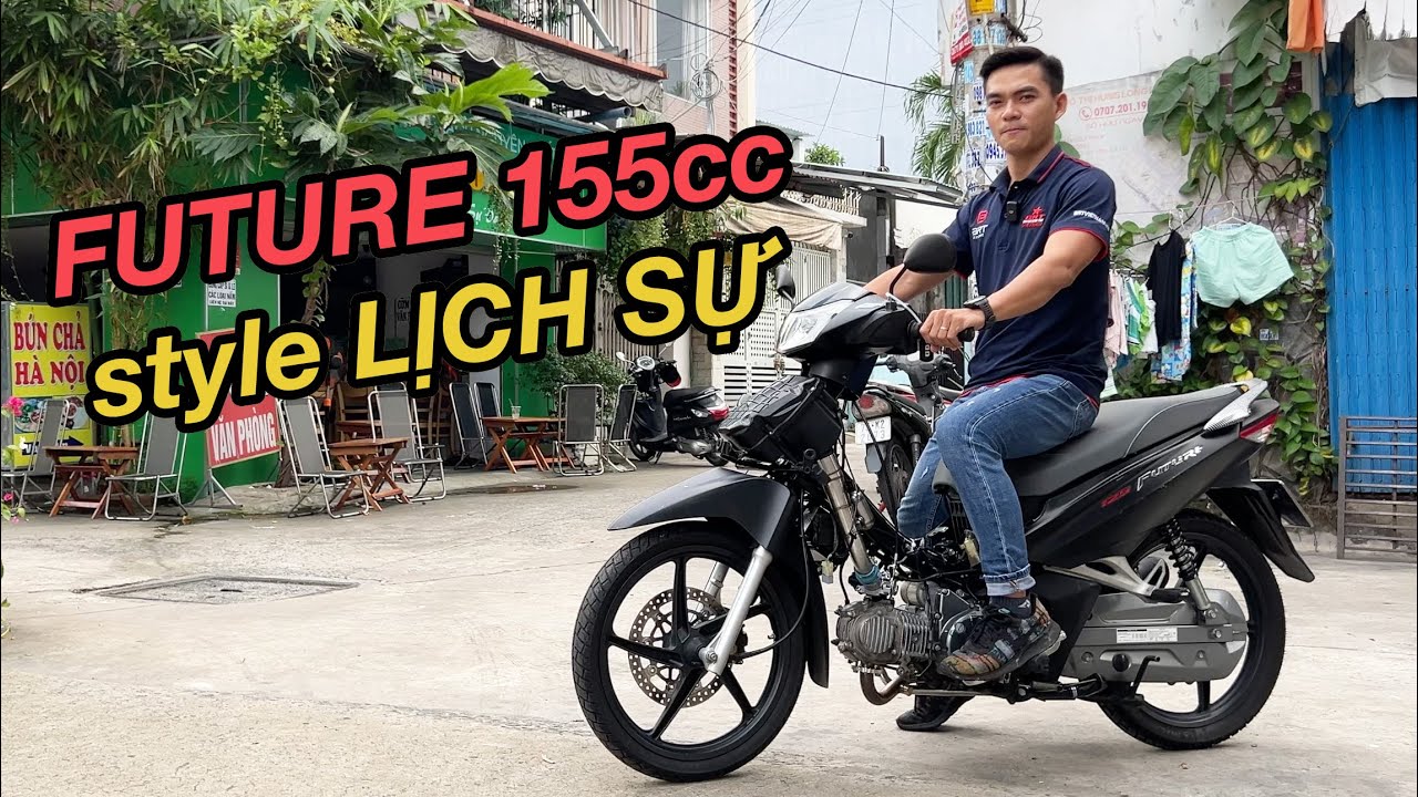 Chi tiết nâng cấp và test ride Future 155cc - 58.5zz chuyên dùng đi câu cá