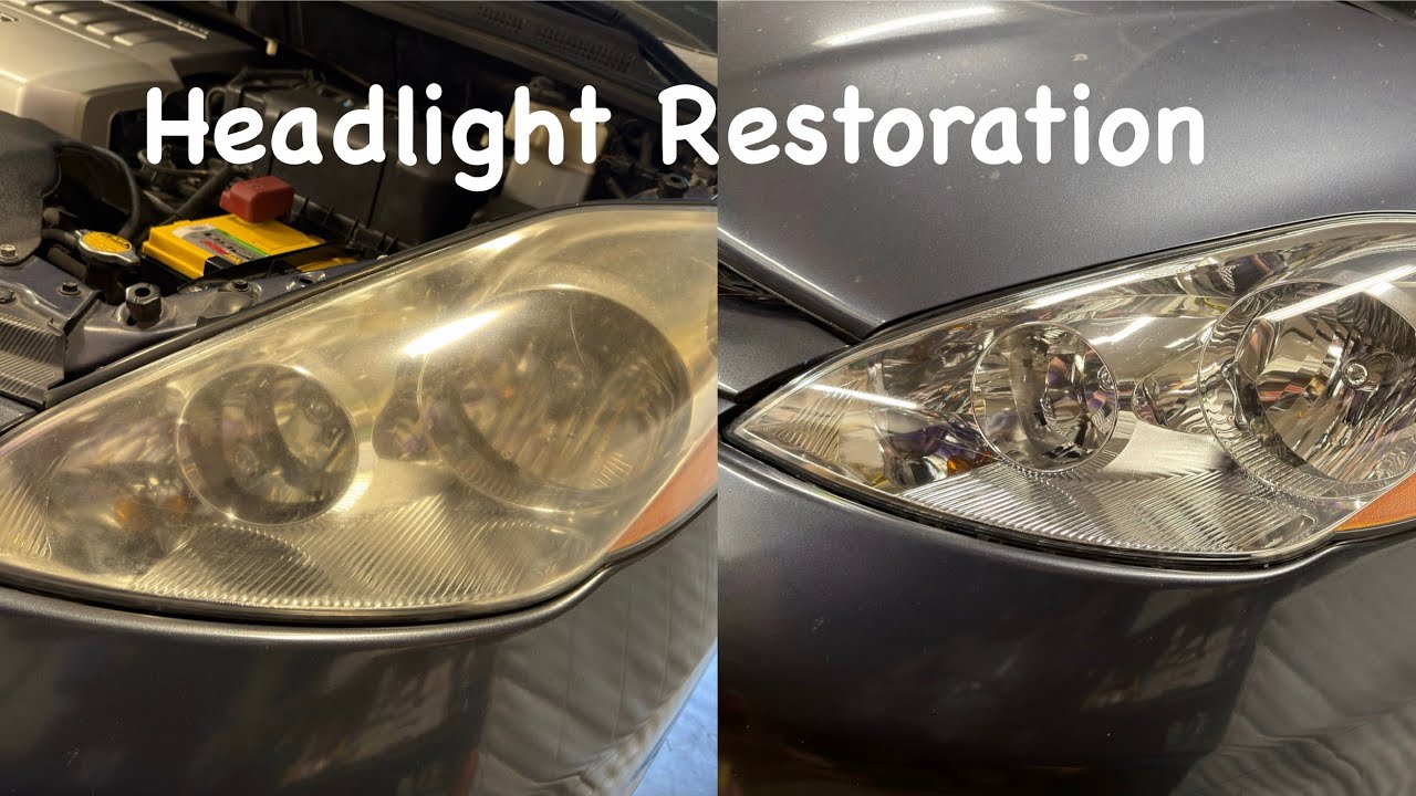 Headlight Restoration, Cerakote Process, Toyota Sienna, HD #headlightrestoration #cerakote