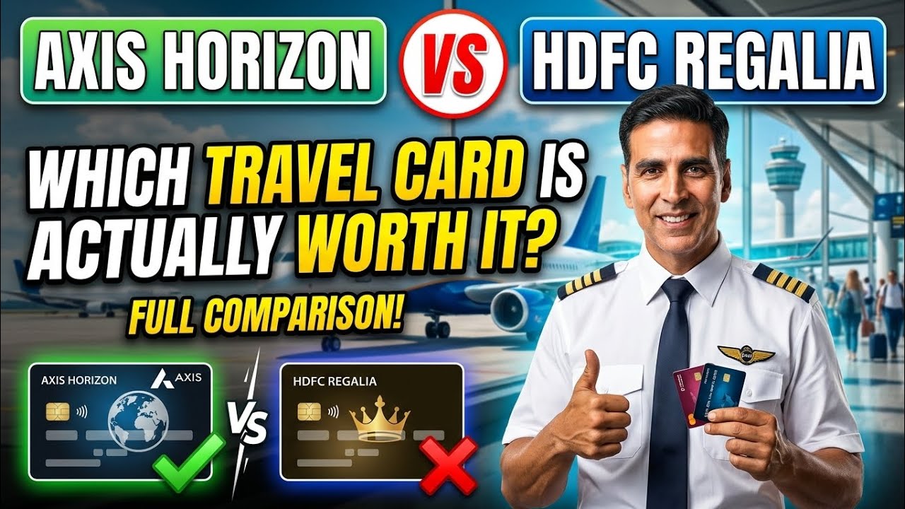Axis Horizon vs HDFC Regalia &mdash; Which Travel Card is Actually Worth It?