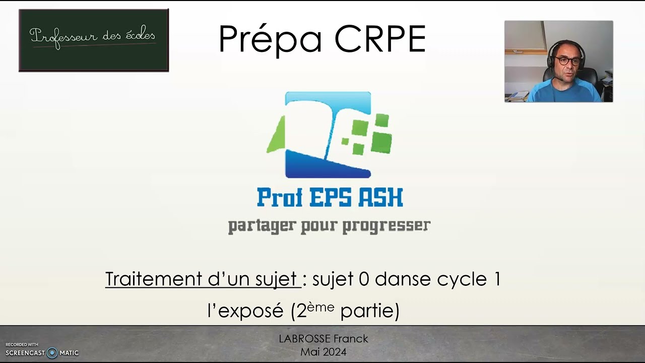 L'exposé - sujet 0 danse partie 2 - de la situation à la conclusion