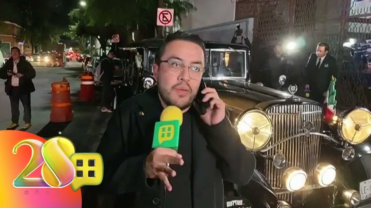 Cobertura del paso de la carroza f&uacute;nebre a la casa funeraria | Descanse en paz Silvia Pinal