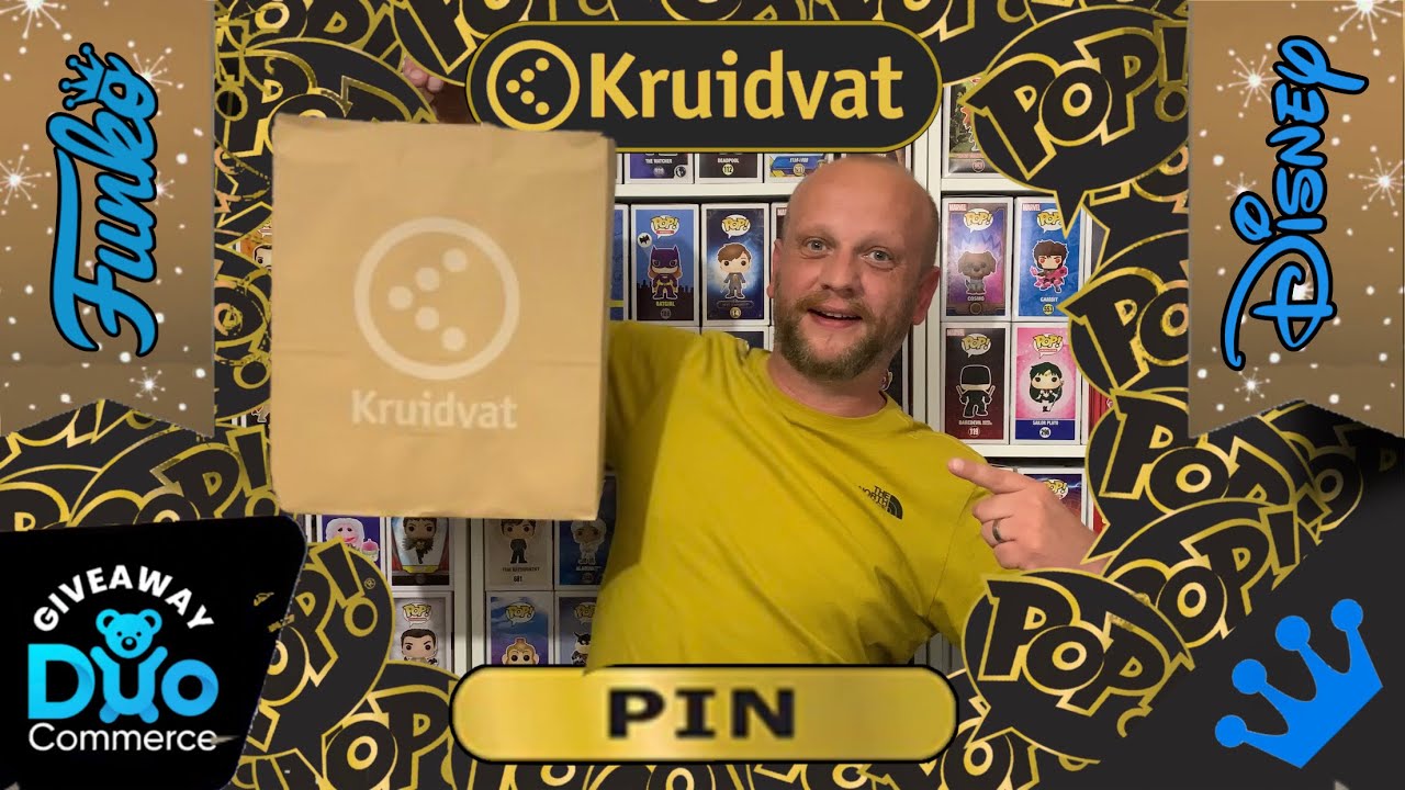 FUNKO POP SHOPLOG | Unboxing Pick Ups Part 1 | Kruidvat | Funko Pop Pins! - Giveaway Alert!
