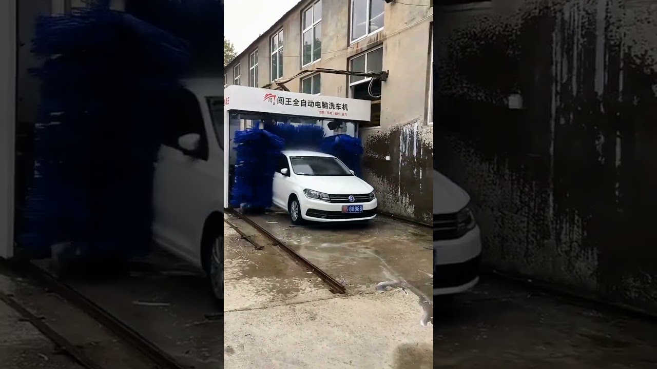Low cost and economical water-saving car washing machine less pollution and environmental protection