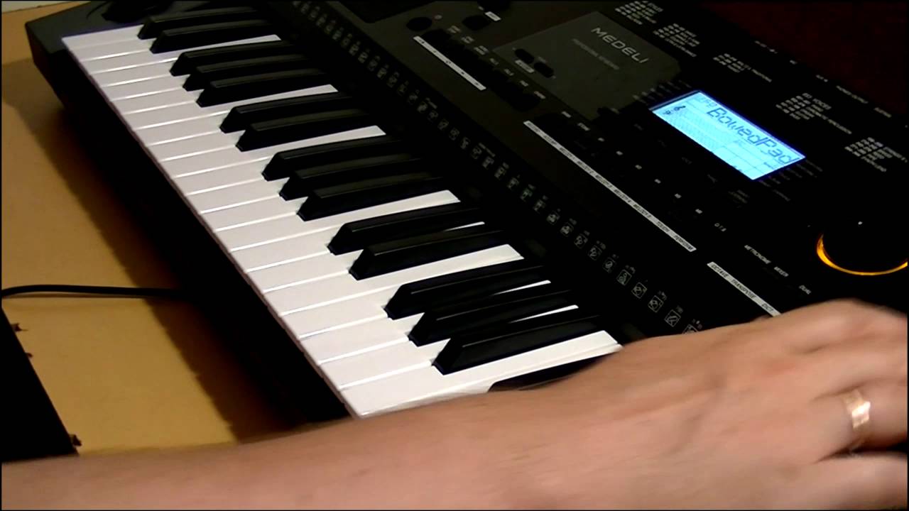 Medeli M361/ M331 Strings and Pads . Звуки скрипок, стринги, пэды