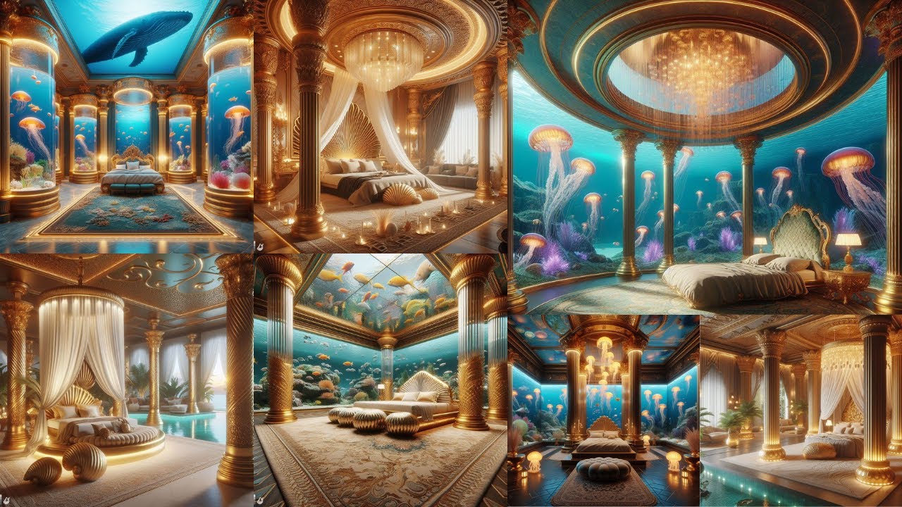 Islamic concept of Rooms of Paradise (Jannah), images generated by AI (Artificial intelligence)