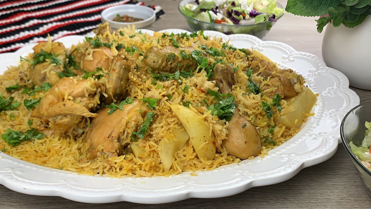 MUST Try Chicken Kabsa Dish (Arabian Chicken and Rice) ll أطيب وصفة كبسة دجاج مع الرزسريعة ولذيذة 😋