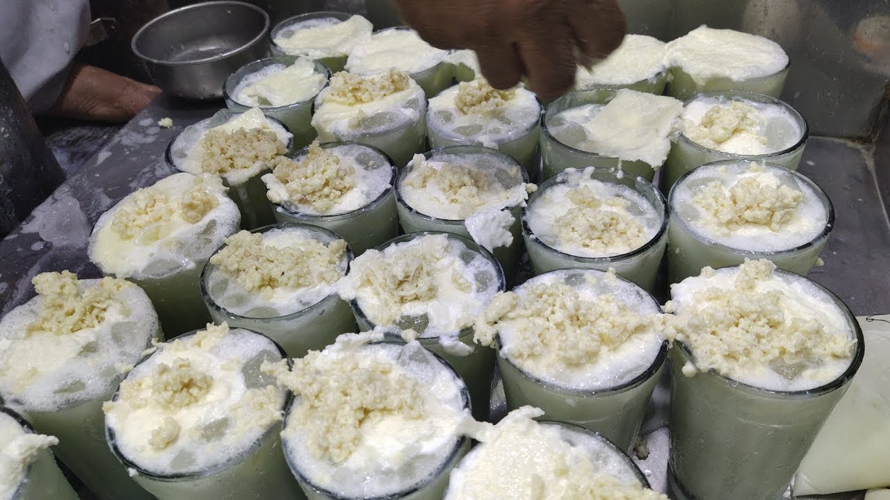 Hyedrabad Ki  Mashoor Mava Lassi Street Food Of Hyedrabad