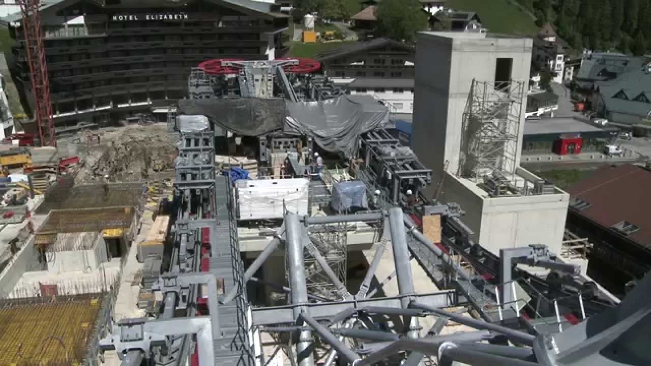 3-S PARDATSCHGRAT A2 - Montage Seilbahntechnik