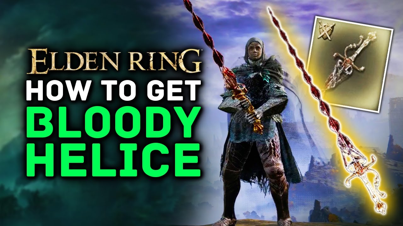 Elden Ring - Как получить КРОВАВУЮ СПИРАЛЬ Руководство по местоположению - Фантастический колющий...