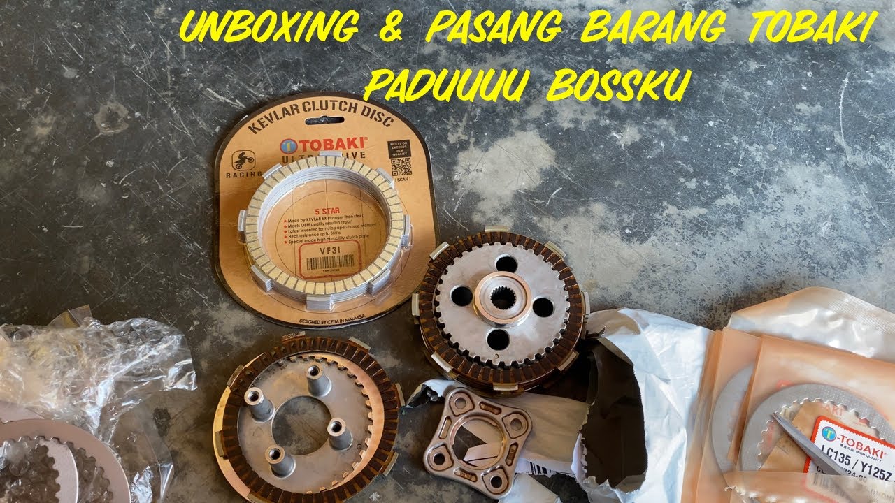 #28 | Sym Vf3i 185 | Unboxing & Pasang Clutch,Iron Plate Tobaki