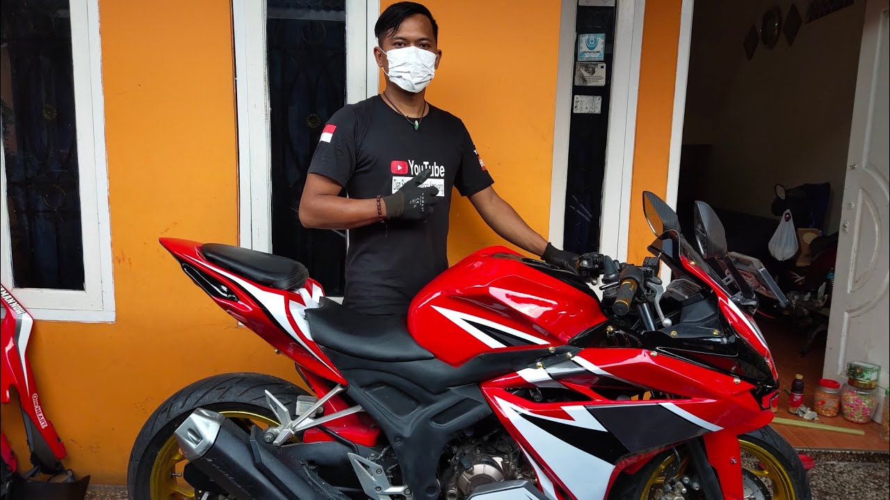 (live) CBR 150R MODIF CBR250 RR BODI KURUS JADI GEMUK !!!☎081383825505