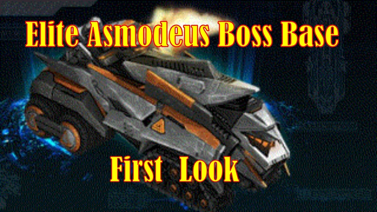 War Commander Elite Asmodeus Boss Base First Look .