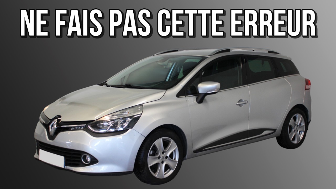 Renault Clio 4 : le moteur à ÉVITER ABSOLUMENT avant d'acheter