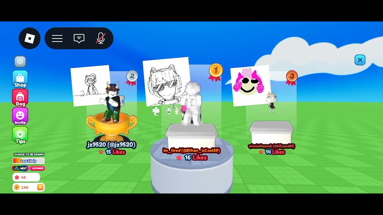 Draw me game but my POV and drawings of me ☺