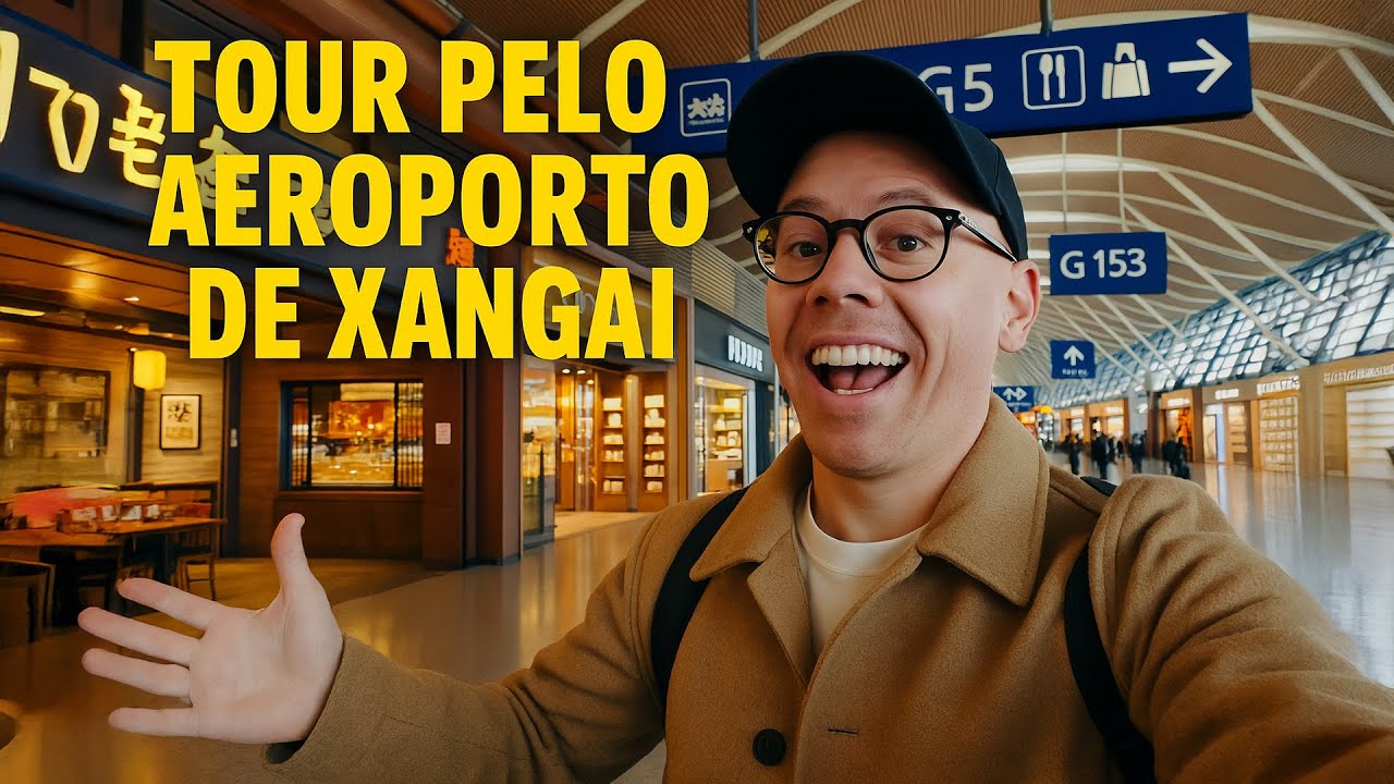 TOUR COMPLETO PELO AEROPORTO DE XANGAI