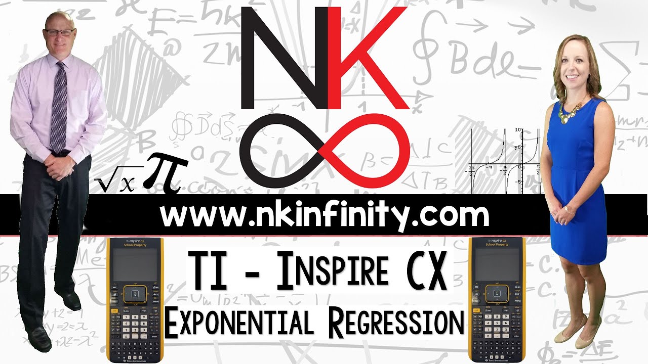 TI - Nspire CX Tutorial – Exponential Regression
