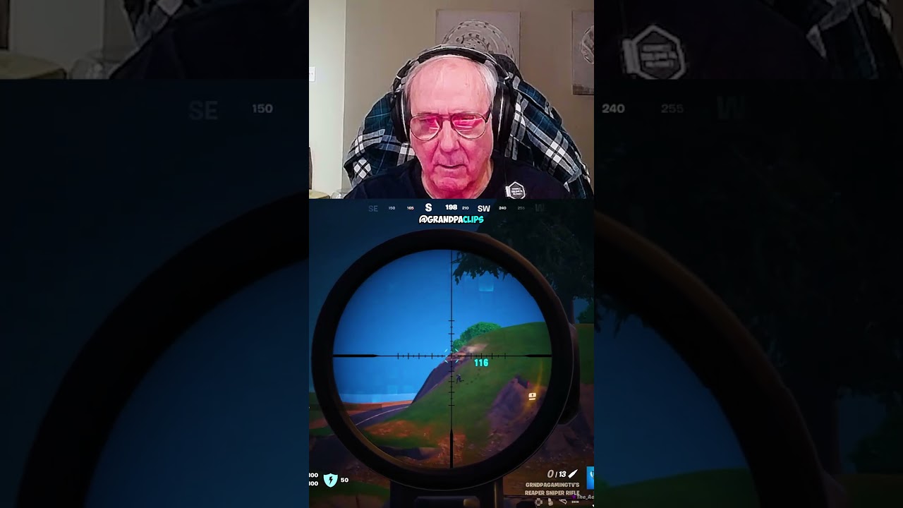 Veteran Grandpa Plays Fortnite For The First Time