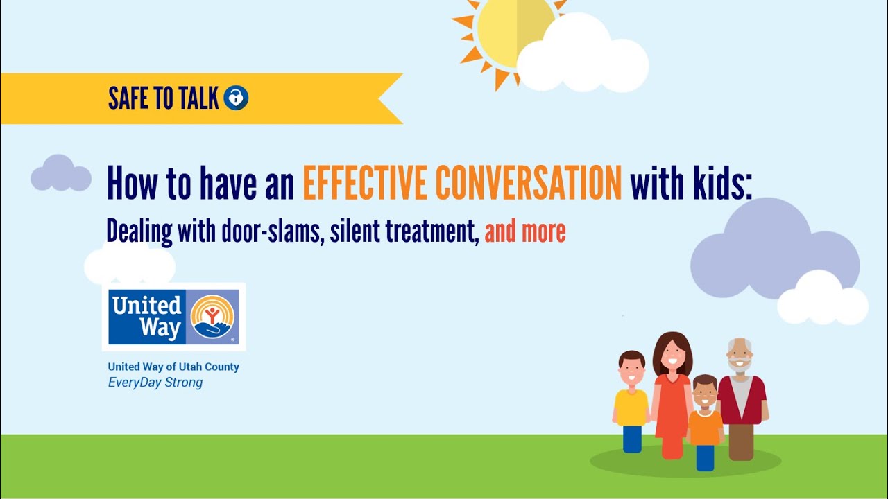 Safe to Talk: How to have an effective conversation with kids