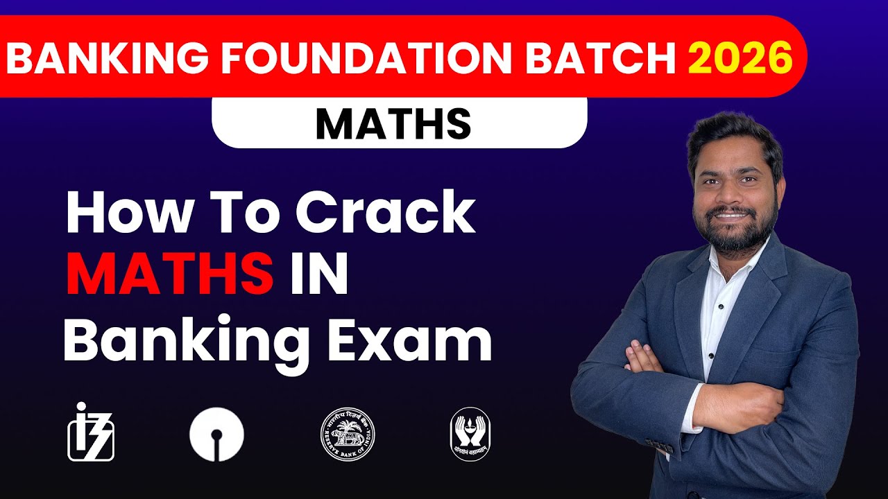 MATHS |BANKING FOUNDATION COURSE 2026|MATHS BY VIPIN SIR