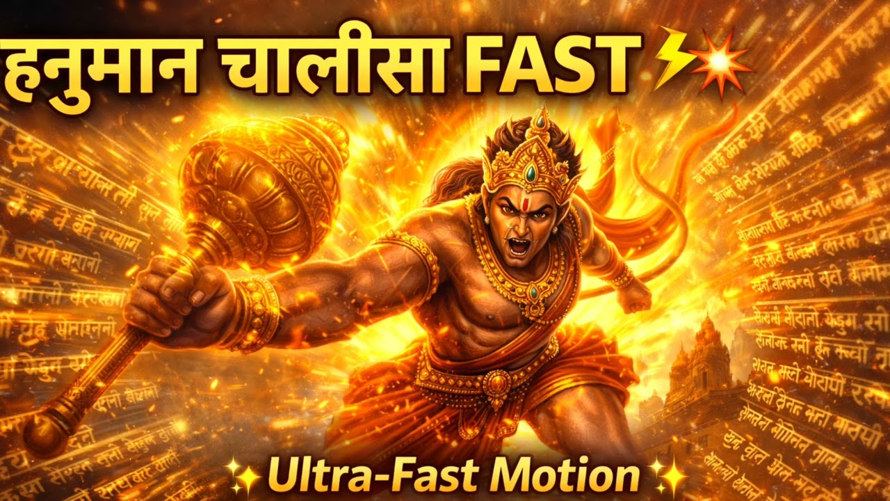हनुमान चालीसा FAST✨🙏#shortsfeed #HanumanChalisa#FastHanumanChalisa#SunoAI