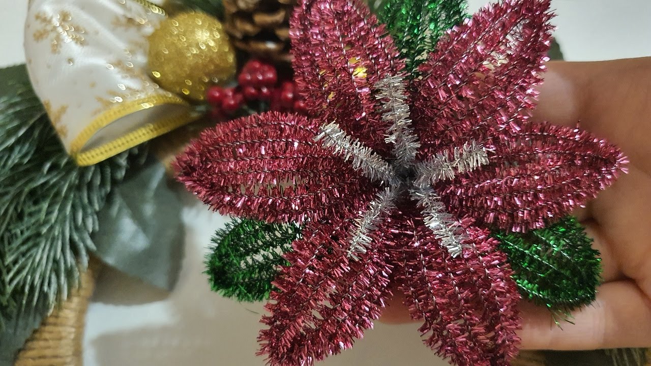DIY Christmas crafts / Новогодние поделки из синельной проволоки / Ёлочные игрушки / NinTe DIY