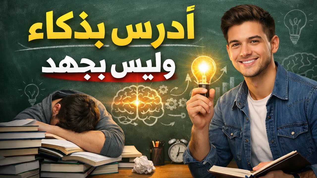 ادرس بذكاء مش بجهد: خطة التفوق بدون إرهاق