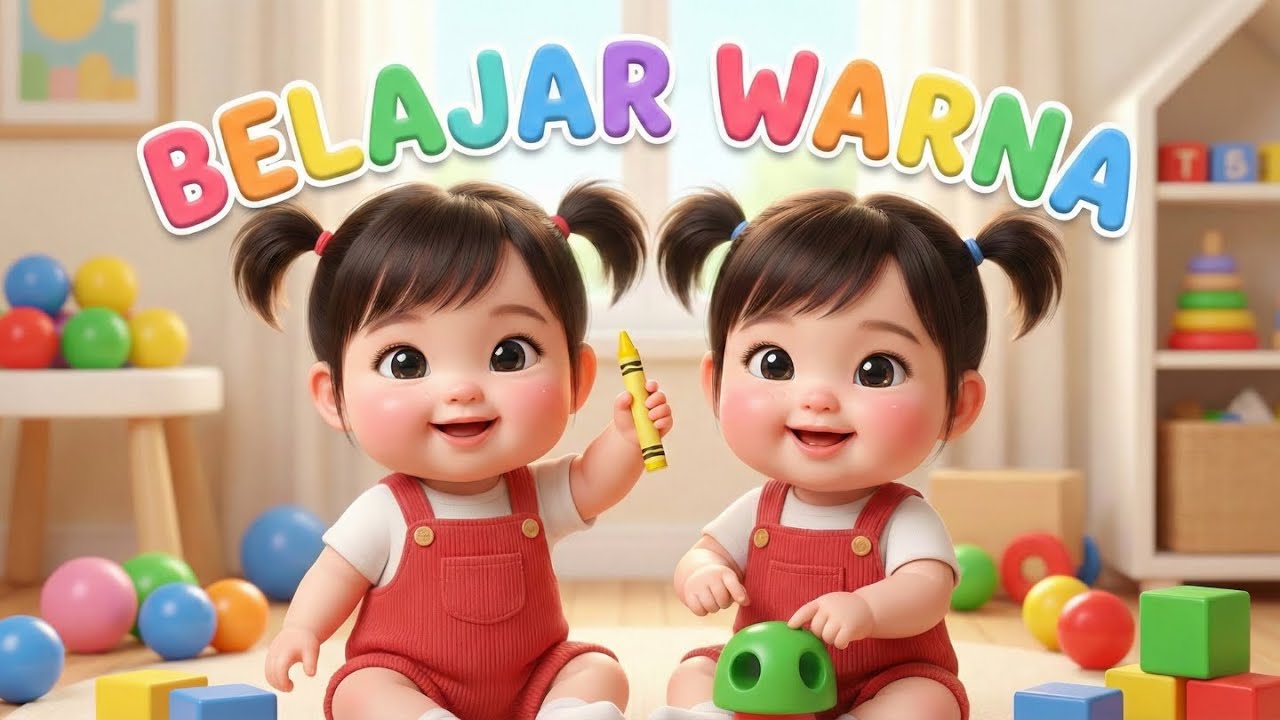 🔴 LAGU BELAJAR WARNA TERPOPULER! 🎨 Lagu Anak Indonesia Balita Pintar & Lucu