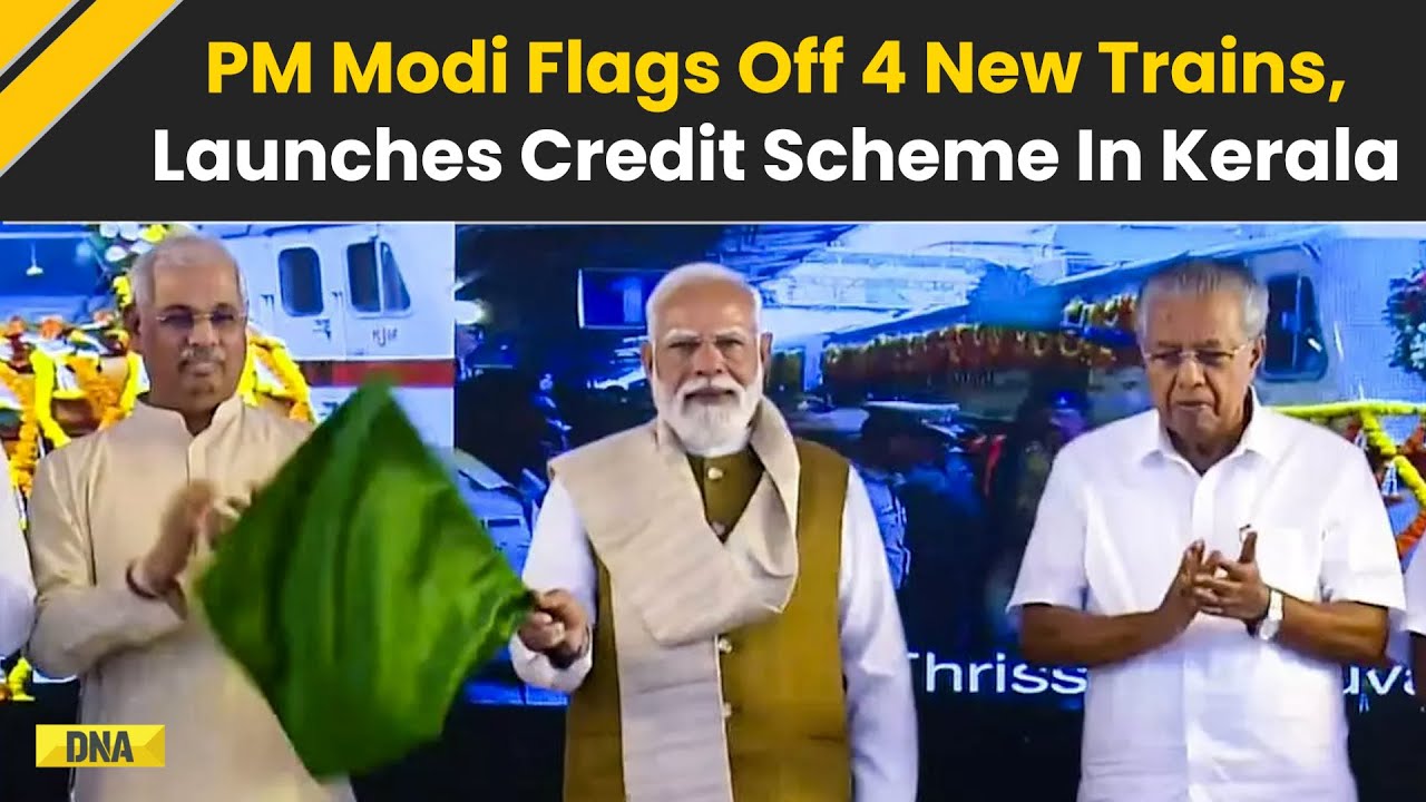 PM Modi News: PM Modi Launches Development Projects In Kerala, Flags Off 3 Amrit Bharat Trains