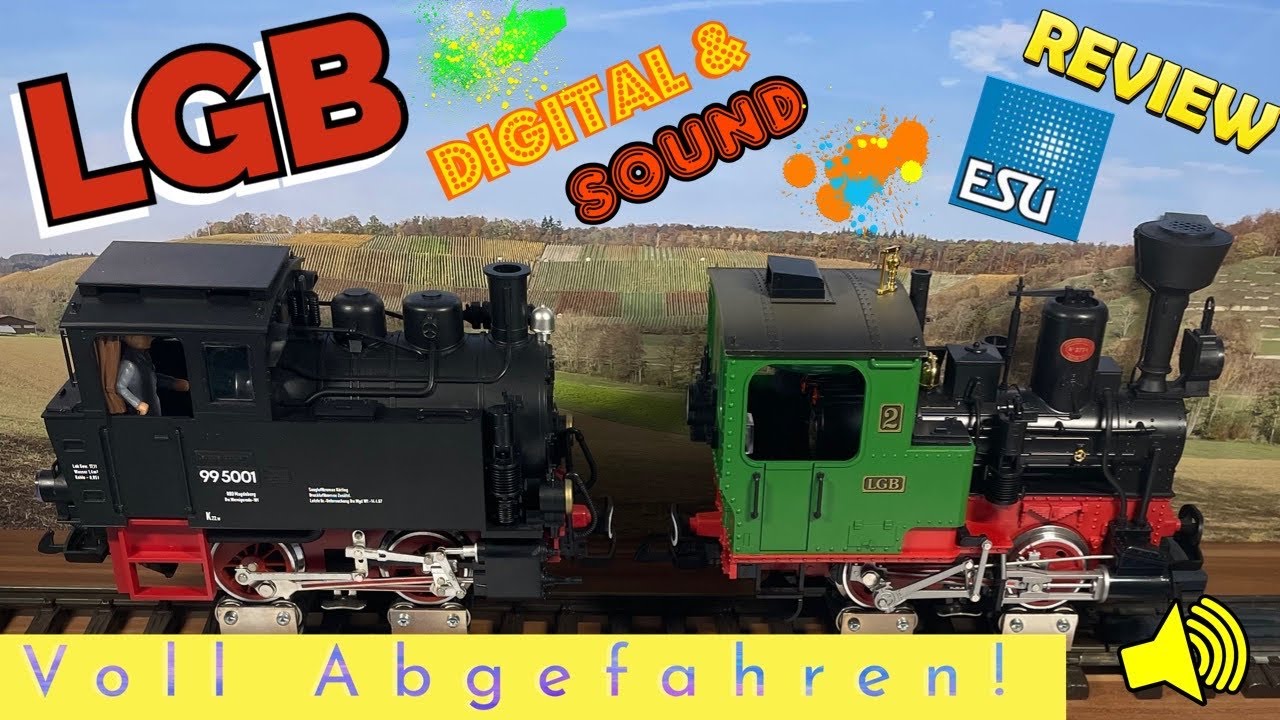LGB Stainz & 995001 Digitalvorstellung (der Beginn einer neuen dampfenden Freundschaft)