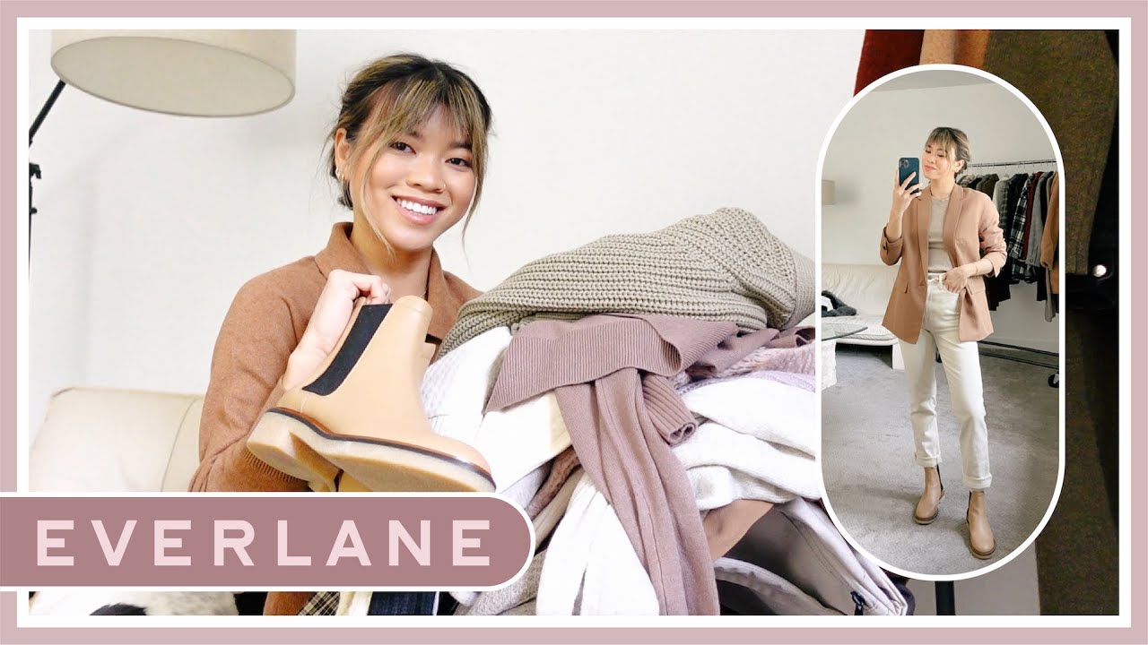 FALL EVERLANE NEW ARRIVALS (25 pieces Try On Haul) 🍂 48 hours at home between tour | VLOG