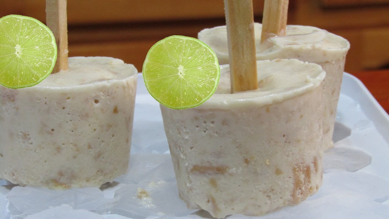 Paletas heladas de PAY DE LIMON ¡Exquisitas!