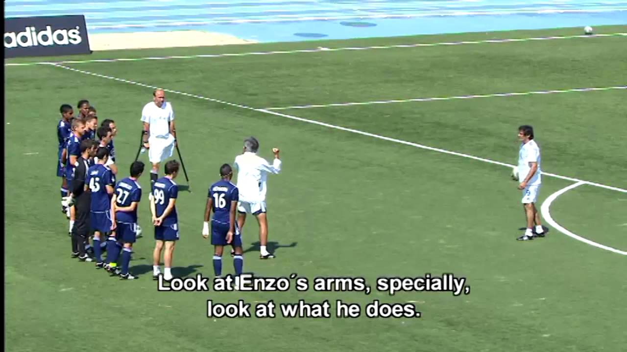 Great chest control show from Enzo