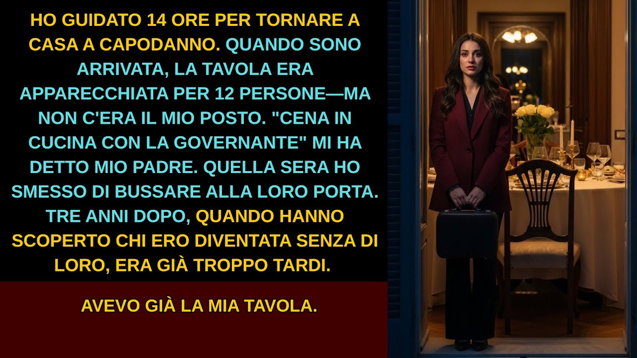 NELL'ANNO NUOVO, LA MIA FAMIGLIA MI HA TOLTO IL POSTO—IO AVEVO GIÀ SMESSO DI BUSSARE