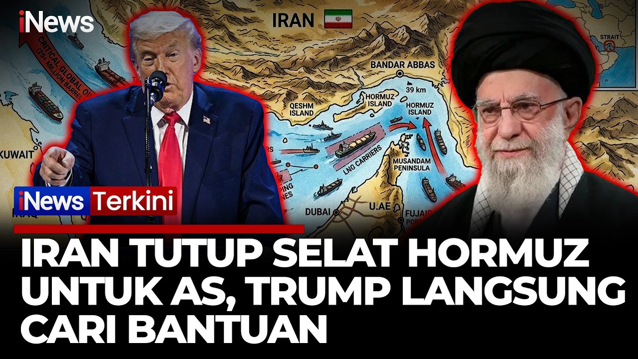 Trump Minta Bantuan Negara Lain untuk Amankan Selat Hormuz  | iNews Terkini 17/3