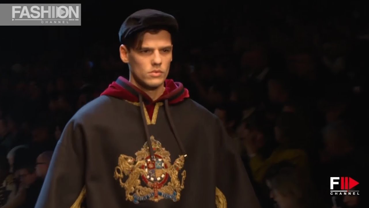 DOLCE & GABBANA Fall 2017 Menswear Milan Fashion Week - Fashion Channel