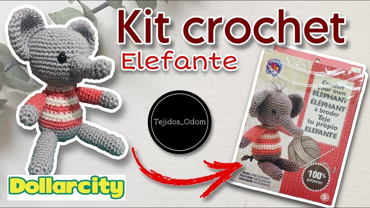 🐘 Elefante A Crochet, Elefante Tejido -Sub🇺🇸-🇪🇸