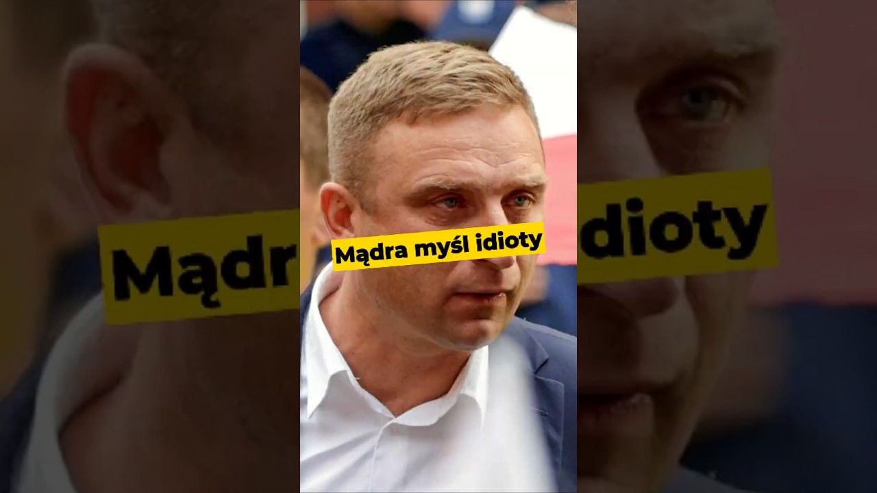 Mądra myśl idioty #Bąkiewicz #Bździnkiewicz #PiS #wybory2027 #Polska #polityka