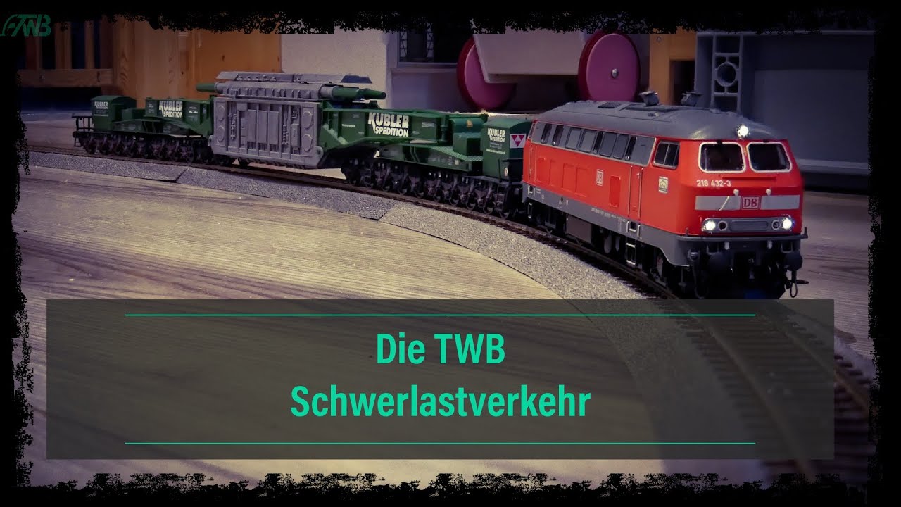 Die TWB --  Schwerlastverkehr - Testfahrten mit Kibri Uaai 687.9