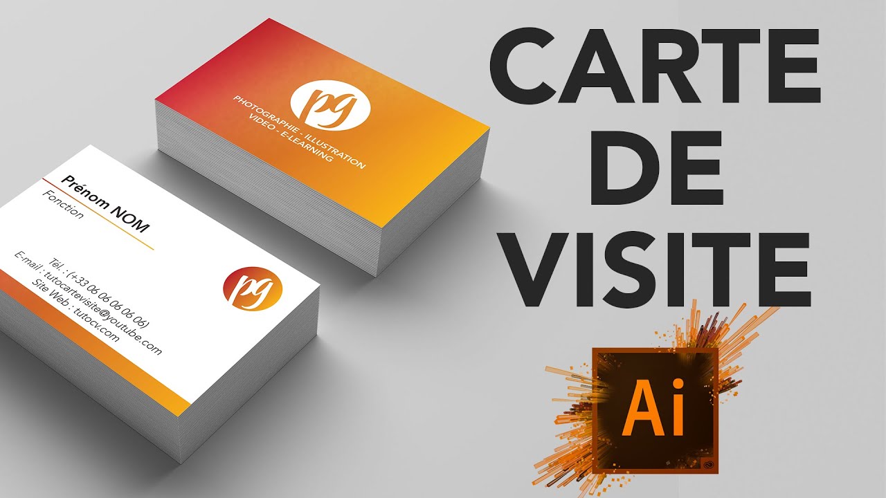 TUTO - Faire une Carte de Visite sur Illustrator