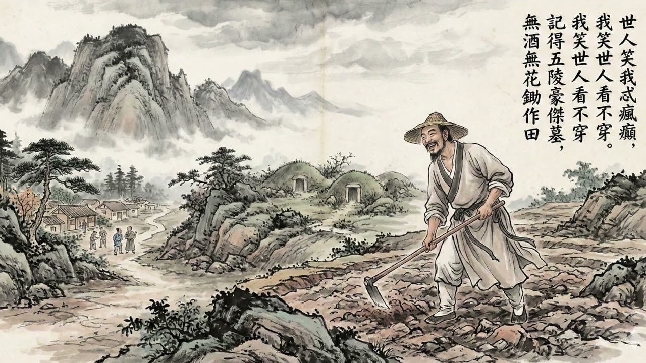 明代 唐寅 (桃花庵歌)
