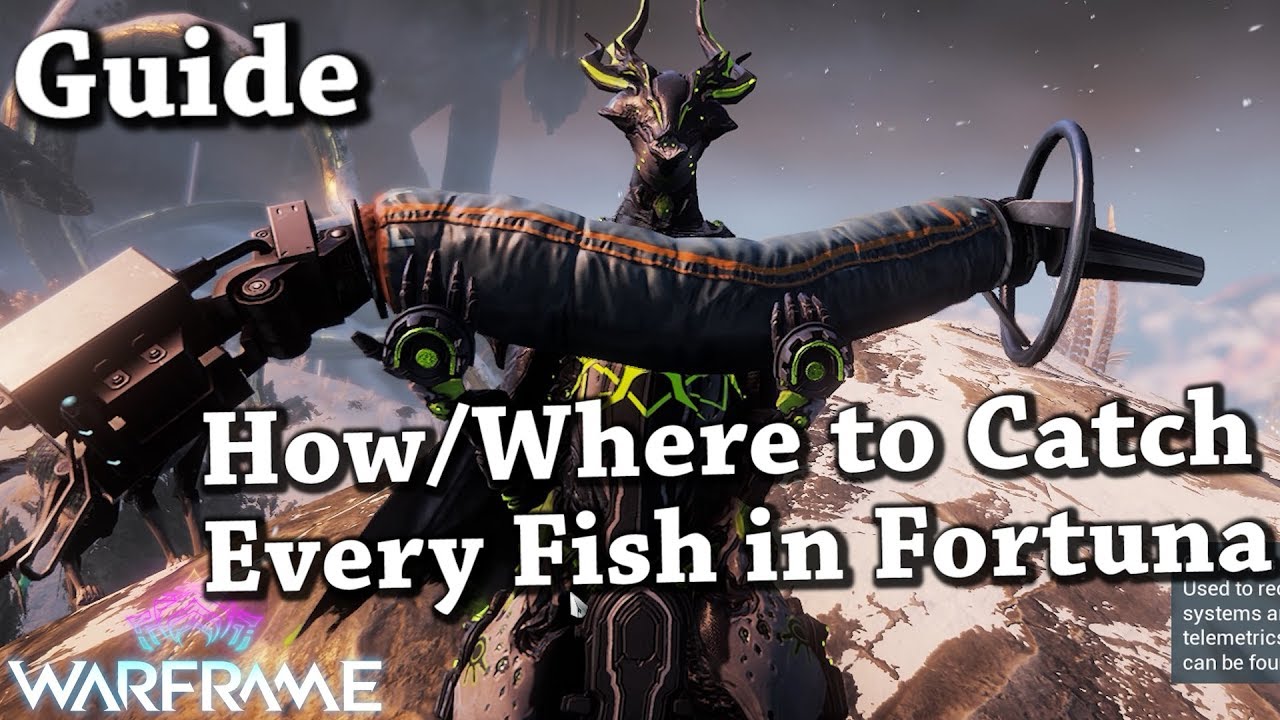 Warframe | Где/как поймать каждую рыбу в Фортуне/Долине Сфер [Руководство]